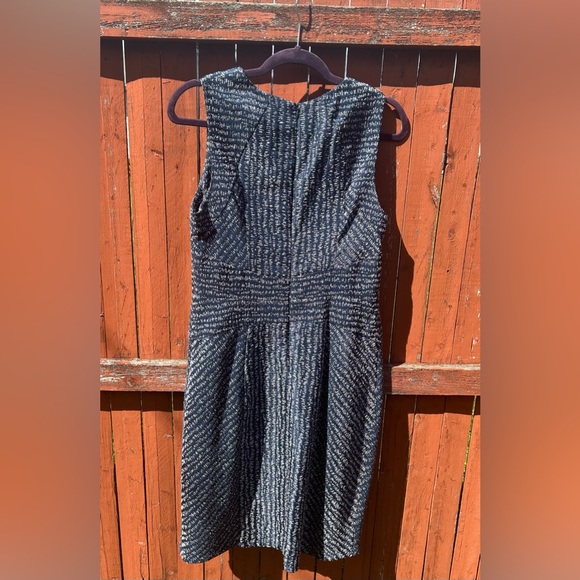 Shoshanna Black and Silver Midi Dress - Picture 2 of 9